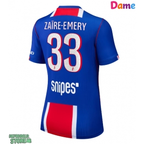 Paris Saint-Germain Warren Zaire-Emery #33 Replika Hjemmebanetrøje Dame 2026-27 Kortærmet